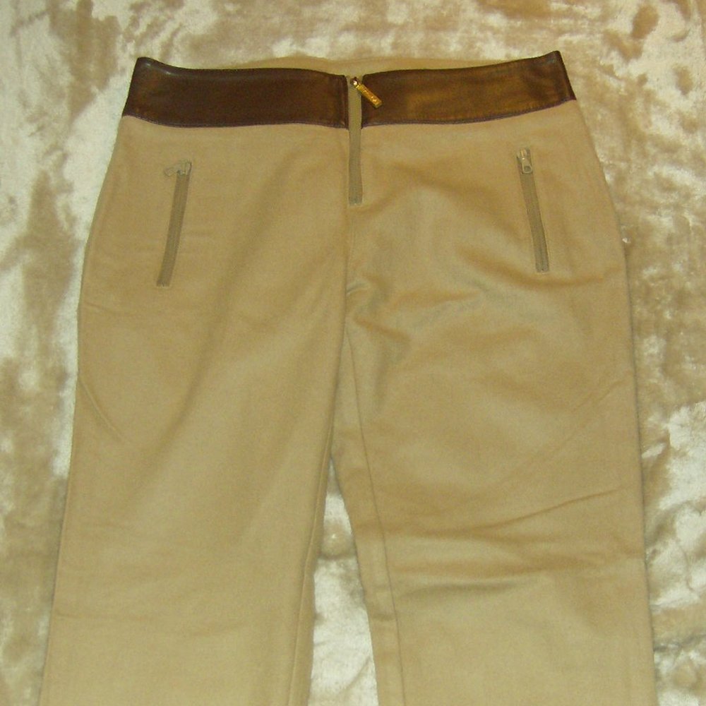 Wool Equestrian Pants Tan